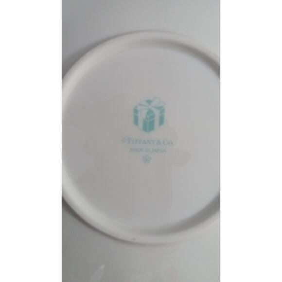 Tiffany Blue White Bow 3 Piece Bone China Set - Picture 8 of 9